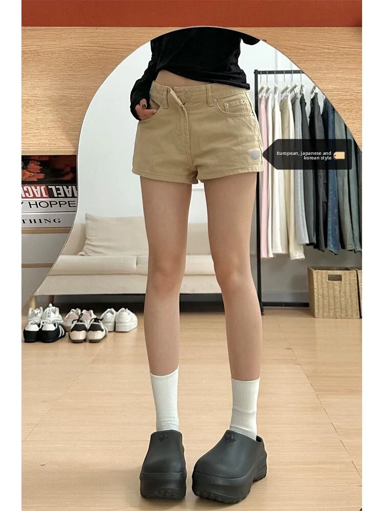 High Waist Retro Waed Denim orts Women's Summer New Design A-Line Skirt Hot Pants Straight Leg Zipper Closure Pure C...
High Waist Retro Waed Denim orts Women's Summer New Design A-Line Skirt Hot Pants Straight Leg Zipper Closure Pure C...