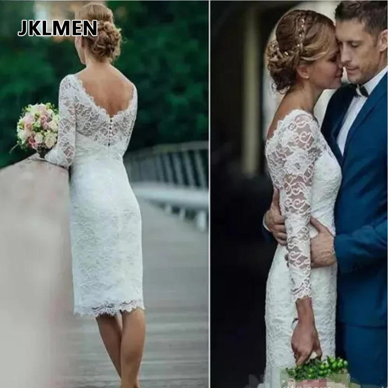 Летние короткие свадебные платья с длинными рукавами, длиной до колена, простые, белые, цвета слоновой кости, короткие приталенные платья в богемном стиле
Летние короткие свадебные платья с длинными рукавами, длиной до колена, простые, белые, цвета слоновой кости, короткие приталенные платья в богемном стиле