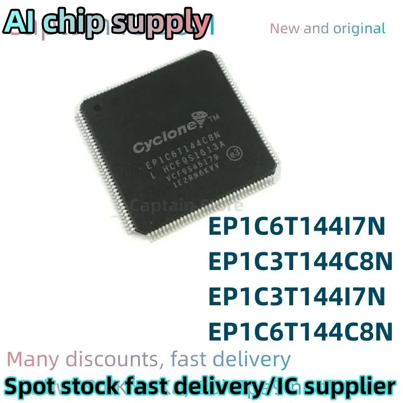 5PCS EP1C3T144I7N 100% Brand New Original Integrated circuit TQFP144 EP1C6T144C8N EP1C6T144I7N EP1C3T144C8N
5PCS EP1C3T144I7N 100% Brand New Original Integrated circuit TQFP144 EP1C6T144C8N EP1C6T144I7N EP1C3T144C8N