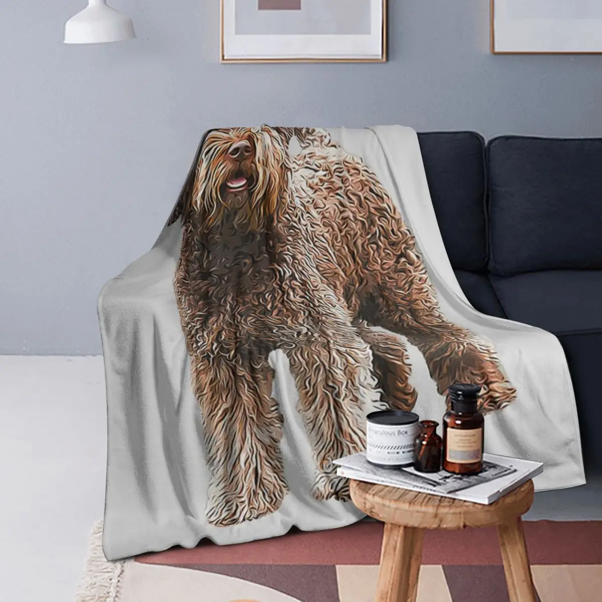 Одеяло в стиле бохо для собак Lagotto Romagnolo, мягкое теплое фланелевое одеяло, постельное белье для кровати, гостиной, пикника, путешествий, дома, дивана
Одеяло в стиле бохо для собак Lagotto Romagnolo, мягкое теплое фланелевое одеяло, постельное белье для кровати, гостиной, пикника, путешествий, дома, дивана