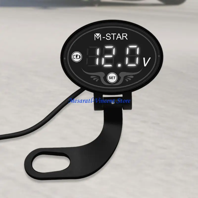 A70F Motorcycle Voltmeter Gauge 9-24V Panel Meter LED Display Voltmete
A70F Motorcycle Voltmeter Gauge 9-24V Panel Meter LED Display Voltmete