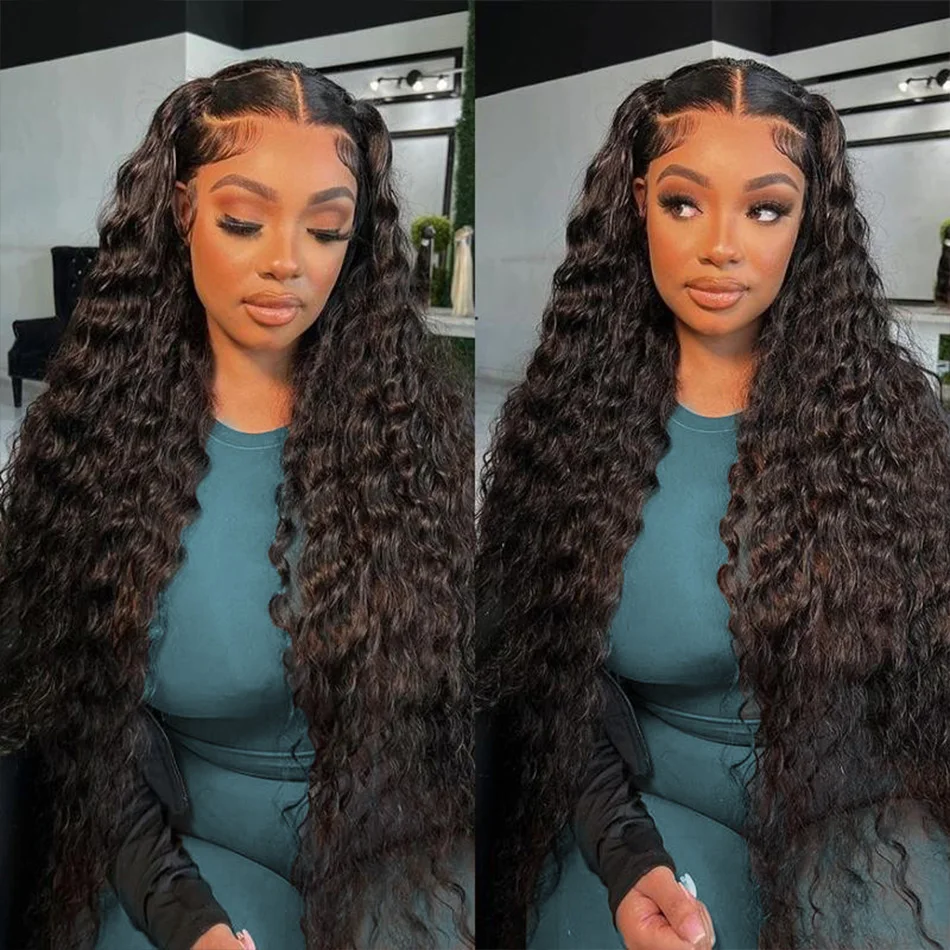 Deep Wave 13X6 Hd Lace Front Human Hair Wigs 100% Water Wave 250 Density Lace Frontal Wigs 30 40 Inch Black Curly Wigs For Woman
Deep Wave 13X6 Hd Lace Front Human Hair Wigs 100% Water Wave 250 Density Lace Frontal Wigs 30 40 Inch Black Curly Wigs For Woman