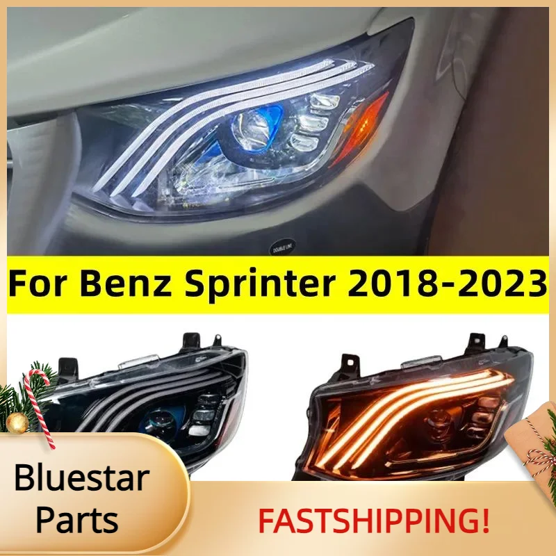 For Benz Sprinter 20 18-2023 Headlights Maybach Style Head Lamp Daytime Running Lights Turn Signal Accessory
For Benz Sprinter 20 18-2023 Headlights Maybach Style Head Lamp Daytime Running Lights Turn Signal Accessory