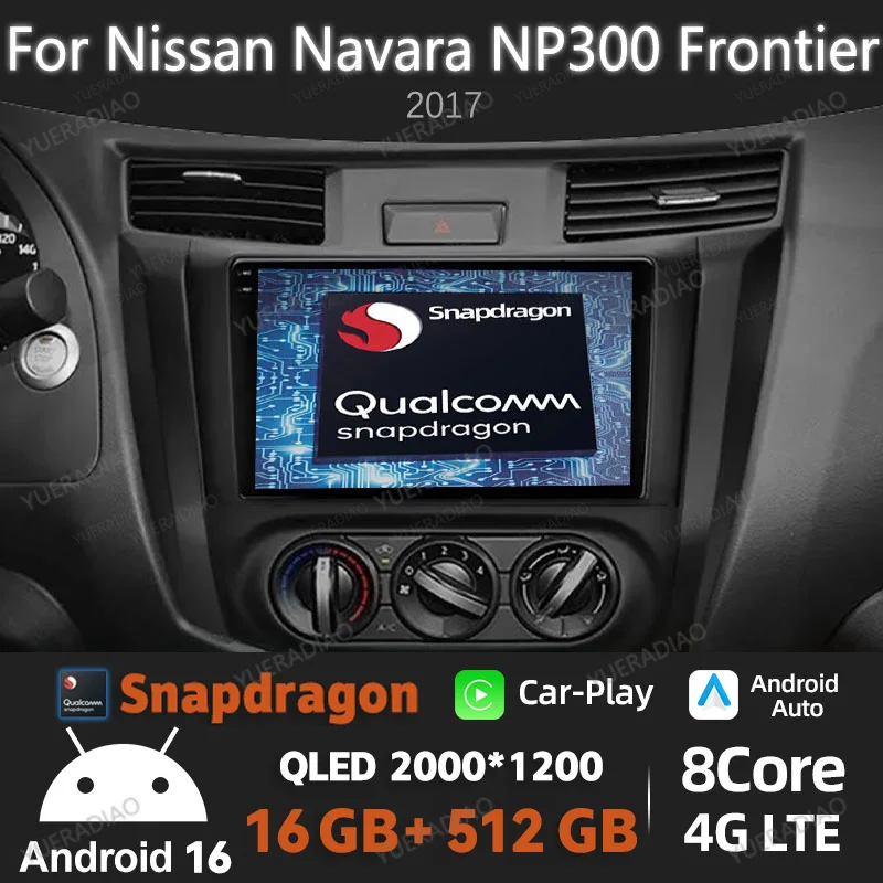 Android 16 Car Radio For Nissan Navara NP300 D23 IV 4 Frontier 2017 - 2021 Multimedia Stereo Video Player NAVI GPS 4G WIFI QLED
Android 16 Car Radio For Nissan Navara NP300 D23 IV 4 Frontier 2017 - 2021 Multimedia Stereo Video Player NAVI GPS 4G WIFI QLED