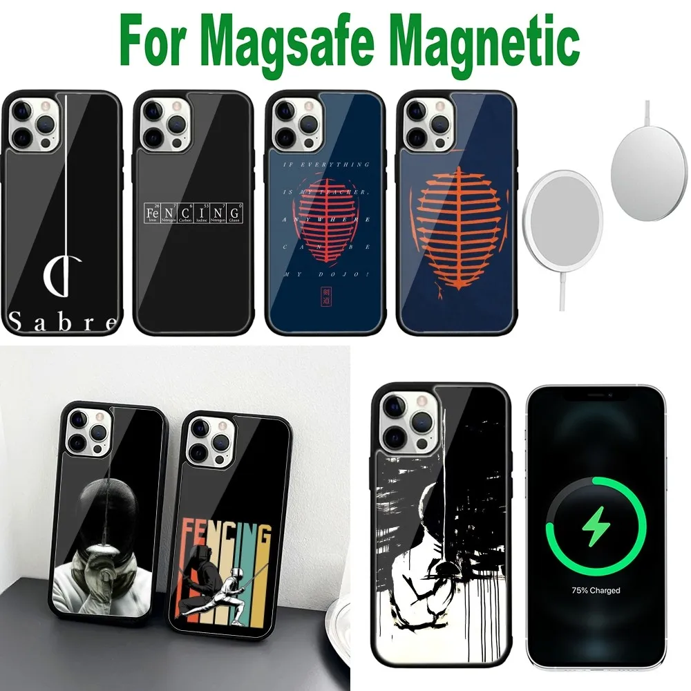 Fencing Sport Phone Case For iPhone 16,15,14,13,12,11,Plus,Pro,Max,Mini Magsafe Magnetic Wireless Charging
Fencing Sport Phone Case For iPhone 16,15,14,13,12,11,Plus,Pro,Max,Mini Magsafe Magnetic Wireless Charging