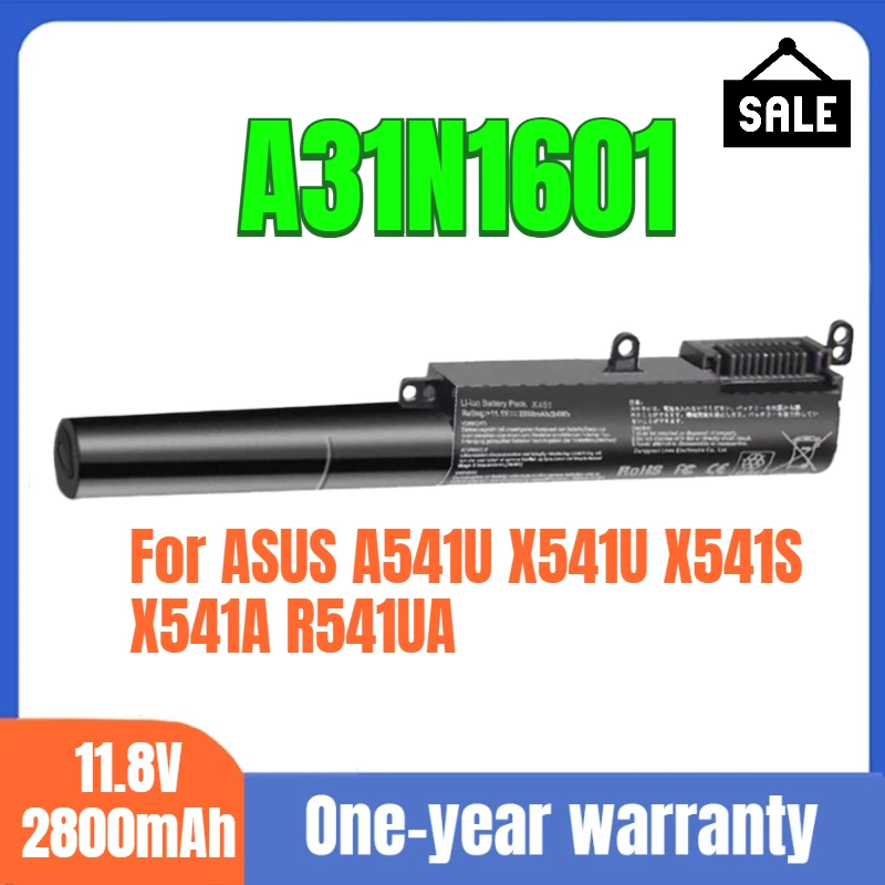 A31N1601 ASUS laptop battery for ASUS A541U X541U X541S X541A R541UA new high quality 11.8V 2899mAh
A31N1601 ASUS laptop battery for ASUS A541U X541U X541S X541A R541UA new high quality 11.8V 2899mAh
