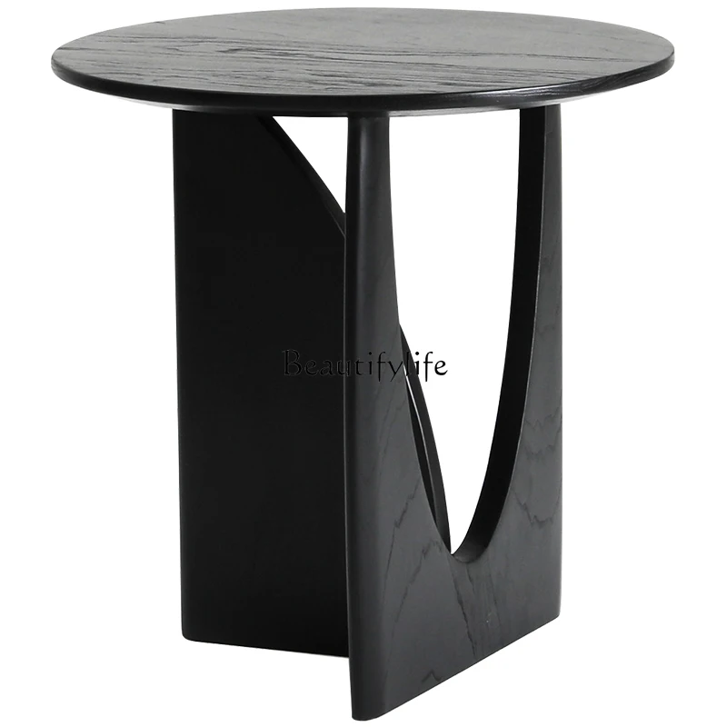 Modern Minimalist Sofa Side Table Nordic Creative Living Room round Solid Wood Small Coffee Table
Modern Minimalist Sofa Side Table Nordic Creative Living Room round Solid Wood Small Coffee Table