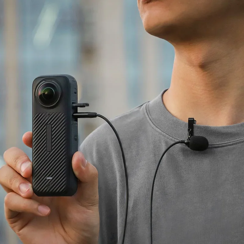 Lavalier Microphone For Insta360 X4 Panoramic Camera Recording Microphone Type-C Interface 1.5 M For Insta360 X4 Accessory
Lavalier Microphone For Insta360 X4 Panoramic Camera Recording Microphone Type-C Interface 1.5 M For Insta360 X4 Accessory