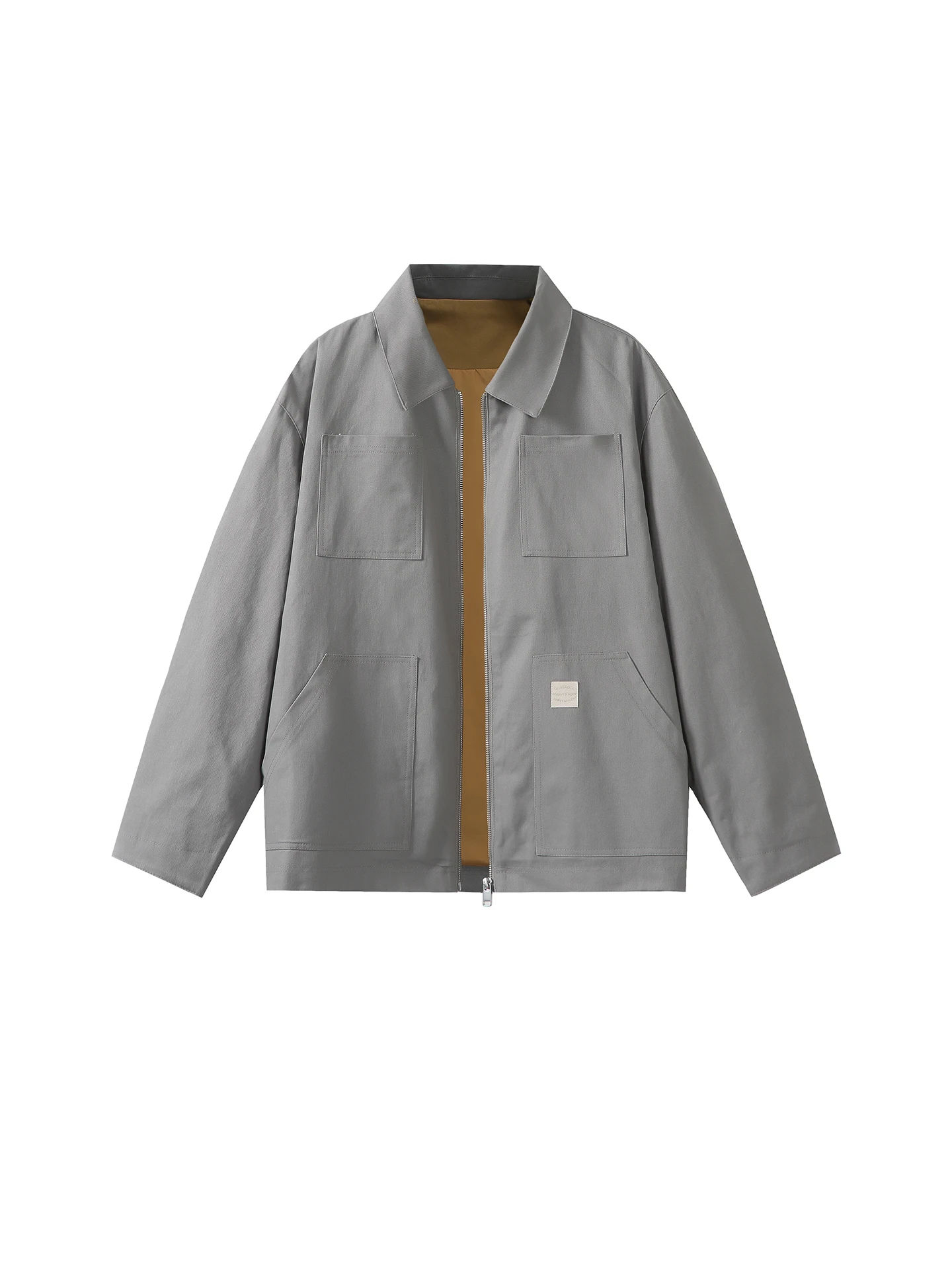 American Retro Pure Color Simple Multi-ket Work Jaet Men's Spring New Couple Casual Collar Coat Youth ular Loose Fit
American Retro Pure Color Simple Multi-ket Work Jaet Men's Spring New Couple Casual Collar Coat Youth ular Loose Fit