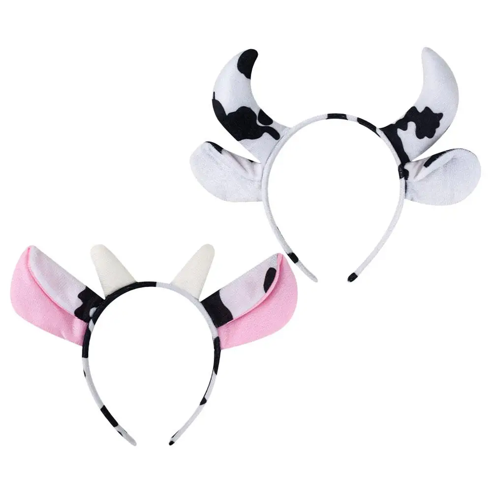 Cow Headband Ear Horn Hair Accessories Kids Costume Toddler Childrens Cosplay Dress Up Farm Animal Role Play Props Photoshoot
Cow Headband Ear Horn Hair Accessories Kids Costume Toddler Childrens Cosplay Dress Up Farm Animal Role Play Props Photoshoot