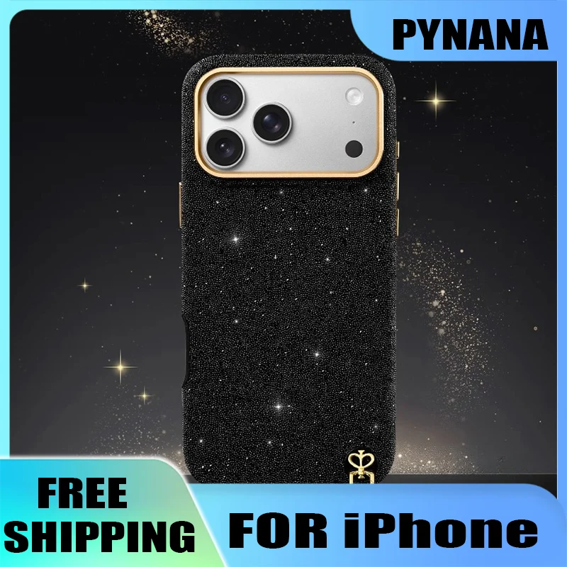 New PYNANA Phone Case Starry Sky Series for IPhone 17/17 ProMax High Jewelry Handmade Black Diamond Magnetic Phone Protect Case
New PYNANA Phone Case Starry Sky Series for IPhone 17/17 ProMax High Jewelry Handmade Black Diamond Magnetic Phone Protect Case