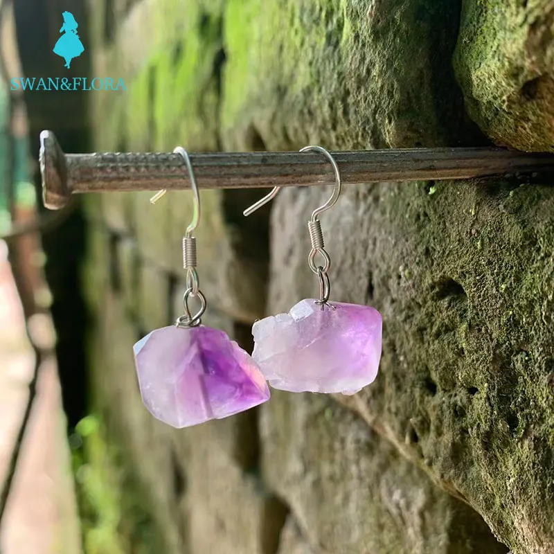Natural Amethyst Earrings Silver 925 Original Gemstone Women High Quality Jewelry Design Handmade
Natural Amethyst Earrings Silver 925 Original Gemstone Women High Quality Jewelry Design Handmade