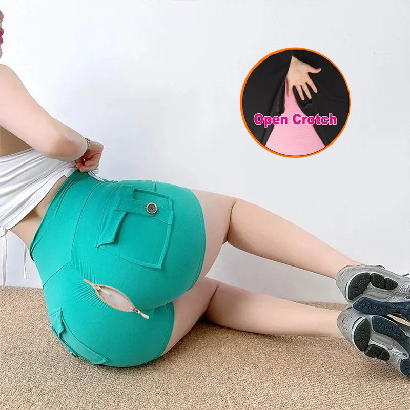 Women Sexy Sports Mini Shorts Crotchless Fashion Athletic Pants Outdoor Fast Dry Elastic Pocket Tight Running Costume Yoga
Women Sexy Sports Mini Shorts Crotchless Fashion Athletic Pants Outdoor Fast Dry Elastic Pocket Tight Running Costume Yoga