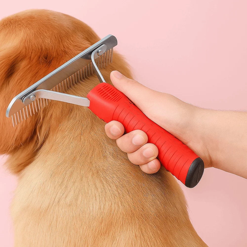 Practical Steel Comb Pet Grooming Rake Long Tooth Anti-Slip Handle Dog Rake Comb Cat Dematting Brush Clean Up Floating Hair
Practical Steel Comb Pet Grooming Rake Long Tooth Anti-Slip Handle Dog Rake Comb Cat Dematting Brush Clean Up Floating Hair