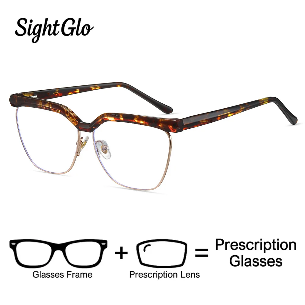 SightGlo Cat Eye Myopia TR90 Bifocal Eyeglasses Women Optical Prescription Glasses Optical Custom Ladies Glasses
SightGlo Cat Eye Myopia TR90 Bifocal Eyeglasses Women Optical Prescription Glasses Optical Custom Ladies Glasses