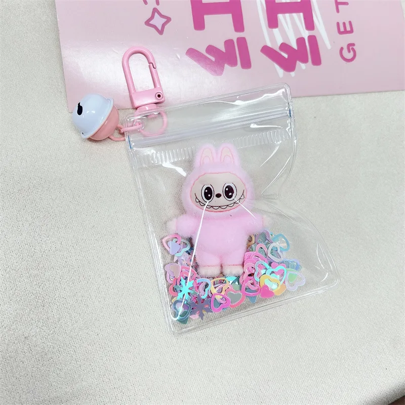 New Flocking Mini Cute Granules Labubu Pendant Keychain Bag Pendant Kawaii Mobile Phone Chain Hanging Decorations Gifts
New Flocking Mini Cute Granules Labubu Pendant Keychain Bag Pendant Kawaii Mobile Phone Chain Hanging Decorations Gifts