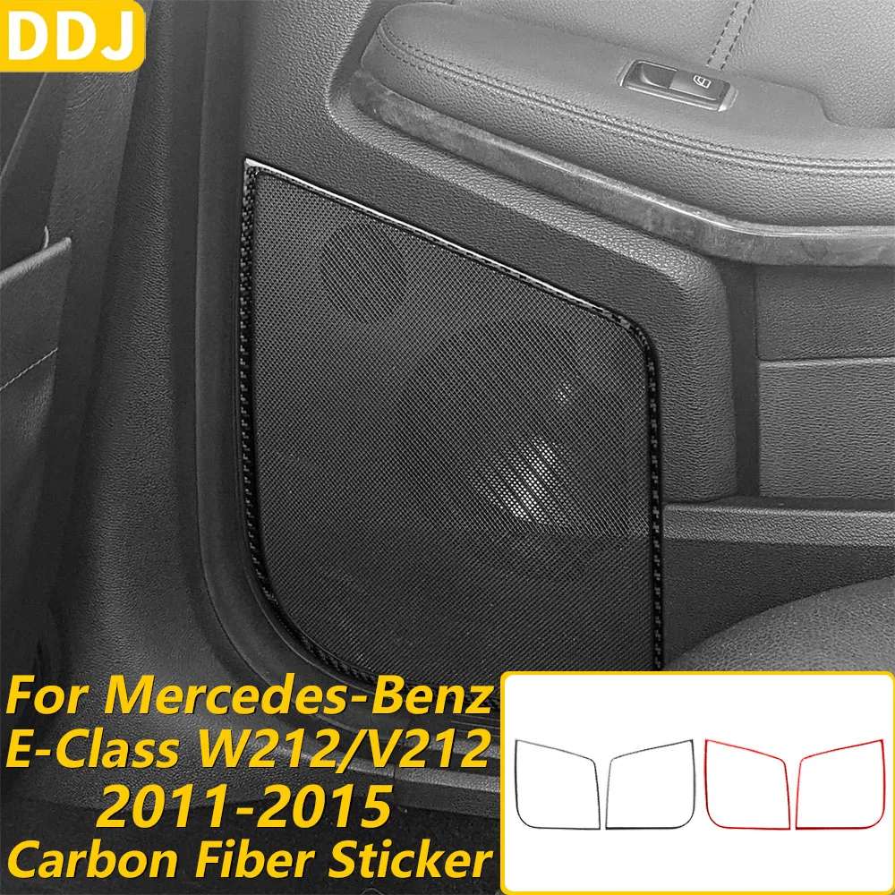 Carbon Fiber Rear Door Speaker Audio Horn Frame Cover Trim Car Accessories Sticker For Mercedes-Benz E-Class W212 V212 2011-2015
Carbon Fiber Rear Door Speaker Audio Horn Frame Cover Trim Car Accessories Sticker For Mercedes-Benz E-Class W212 V212 2011-2015