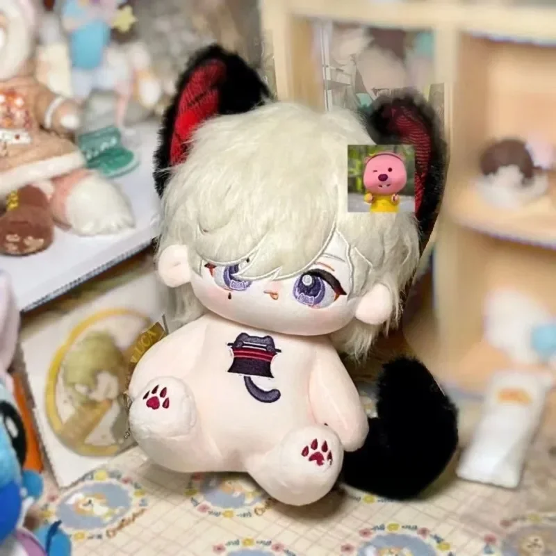 Аниме-игра Genshin Impact Lyney Kawaii, хлопковая кукла для косплея, тело с ушками, хвостом, коллекция фанатов, 20 см, плюшевые игрушки, фигурки, подарок
Аниме-игра Genshin Impact Lyney Kawaii, хлопковая кукла для косплея, тело с ушками, хвостом, коллекция фанатов, 20 см, плюшевые игрушки, фигурки, подарок