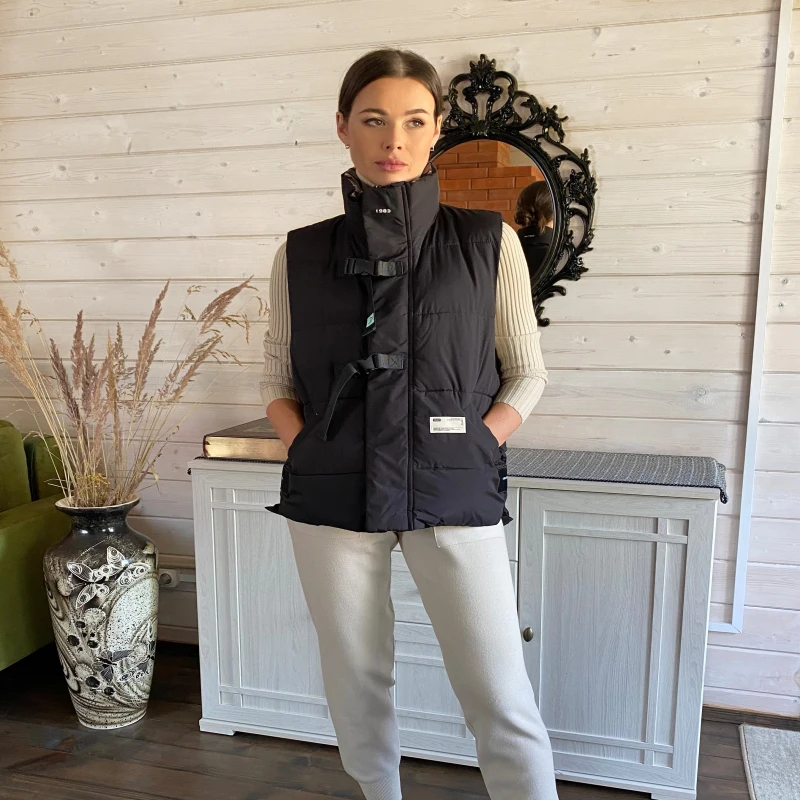 2022 Tooling Down Cotton Vest Women's Autumn and Winter Outer Wear Casual Loose Vest Thickened Vest Jacket
2022 Tooling Down Cotton Vest Women's Autumn and Winter Outer Wear Casual Loose Vest Thickened Vest Jacket