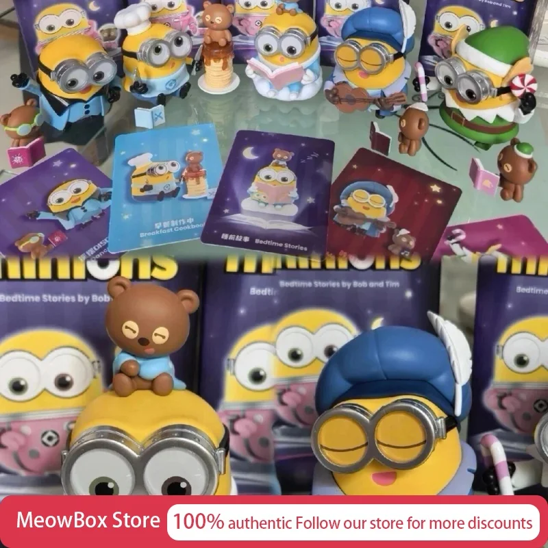 Pop Mart Genuine Minions Blind Box Figurine Bob Tim'S Bedtime Fantasy Story Series Collectible Trendy Toy Ornament Gift For Kids
Pop Mart Genuine Minions Blind Box Figurine Bob Tim'S Bedtime Fantasy Story Series Collectible Trendy Toy Ornament Gift For Kids
