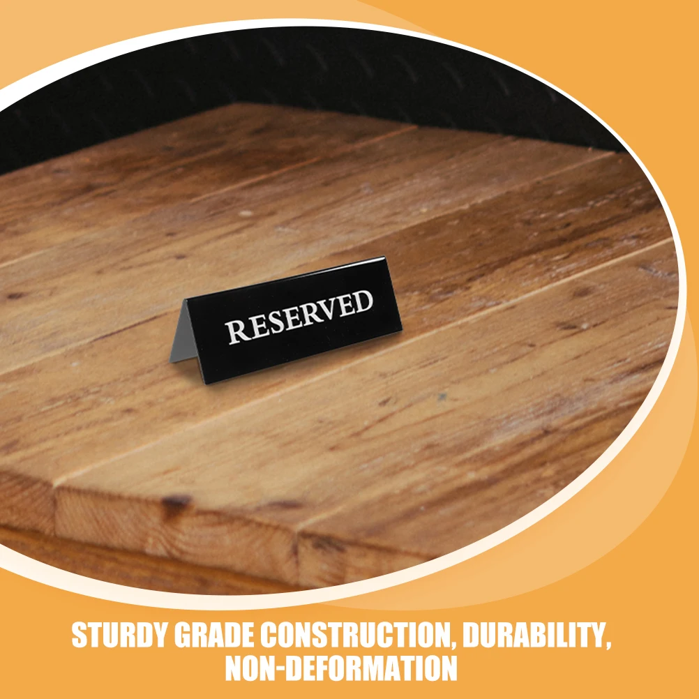 2 Pcs Acrylic Card Sign Dinner Table Desk Reservation Signs Reserved for Tables Dining
2 Pcs Acrylic Card Sign Dinner Table Desk Reservation Signs Reserved for Tables Dining