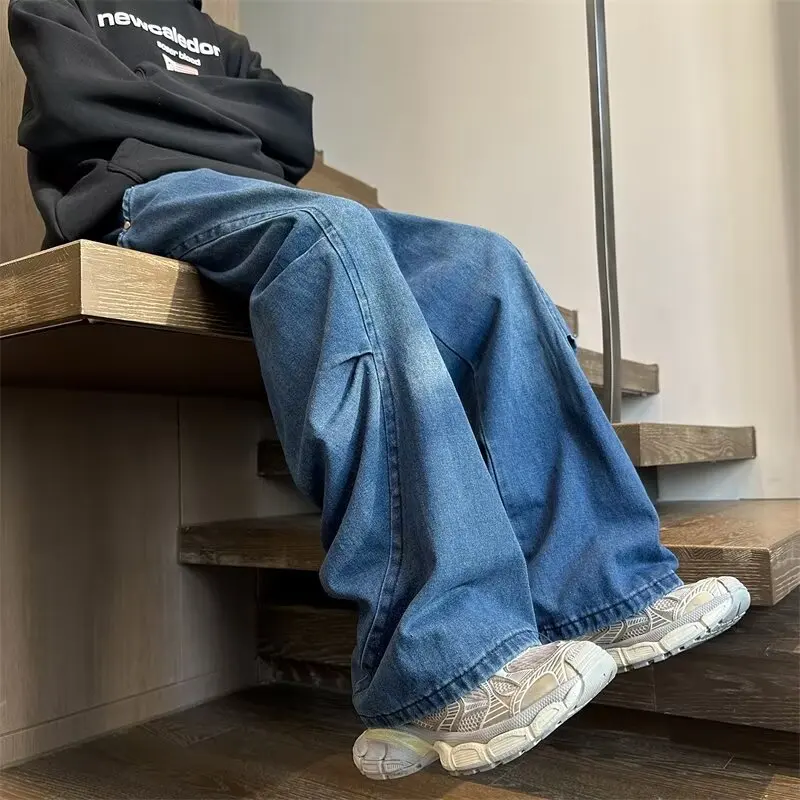 Мужские джинсы American Sle Oversize из денима: модный бренд, свободный крой, стиль хип-хоп, уличный шик, премиальный вид, рабочие брюки
Мужские джинсы American Sle Oversize из денима: модный бренд, свободный крой, стиль хип-хоп, уличный шик, премиальный вид, рабочие брюки