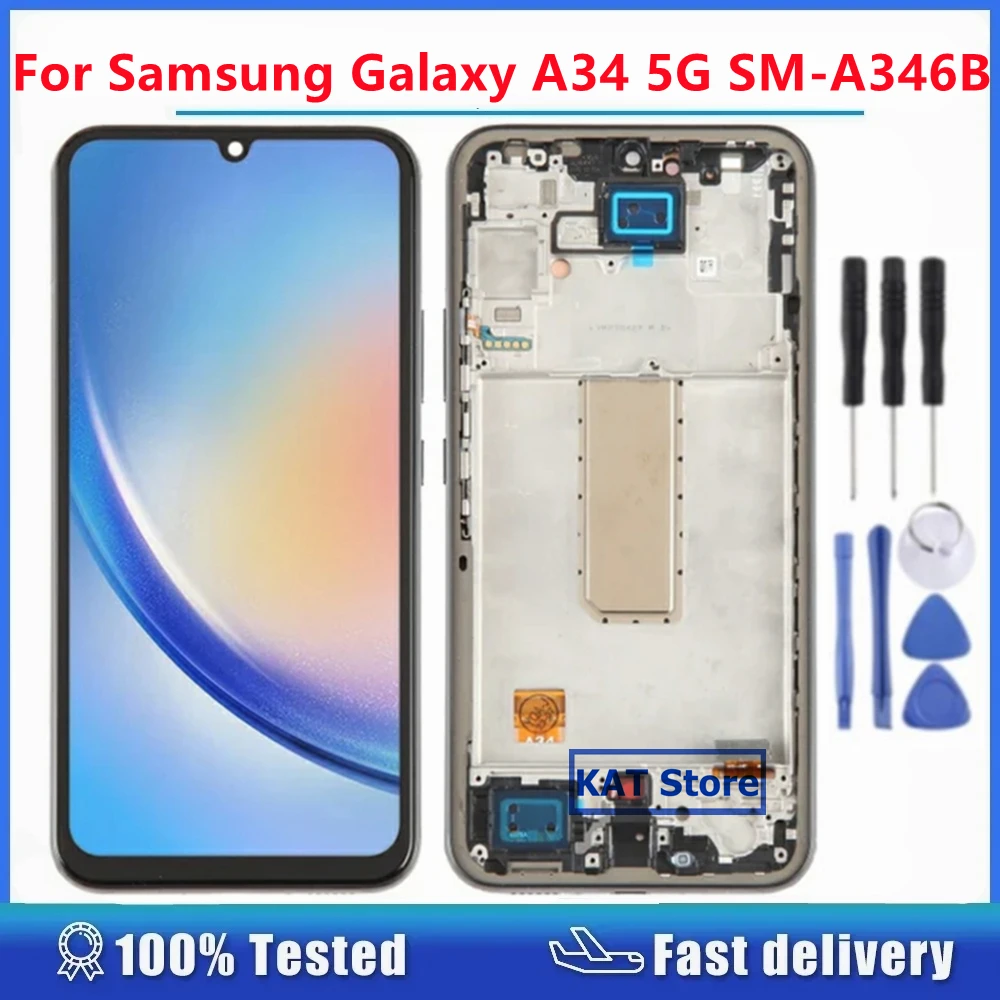 OLED, совместимый с Samsung Galaxy A34 5G, цифровой преобразователь ЖК-экрана в сборе с заменой рамки
OLED, совместимый с Samsung Galaxy A34 5G, цифровой преобразователь ЖК-экрана в сборе с заменой рамки