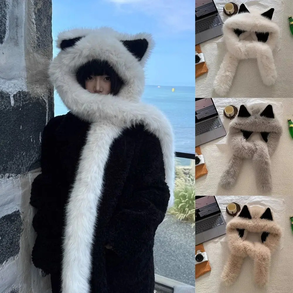 Soft Plush Integrated Cap Scarf Warm Beanie Ear Protection Fake Fur Long Scarf Cap Neck Warm Winter Warm Beanie Hat Scarf
Soft Plush Integrated Cap Scarf Warm Beanie Ear Protection Fake Fur Long Scarf Cap Neck Warm Winter Warm Beanie Hat Scarf