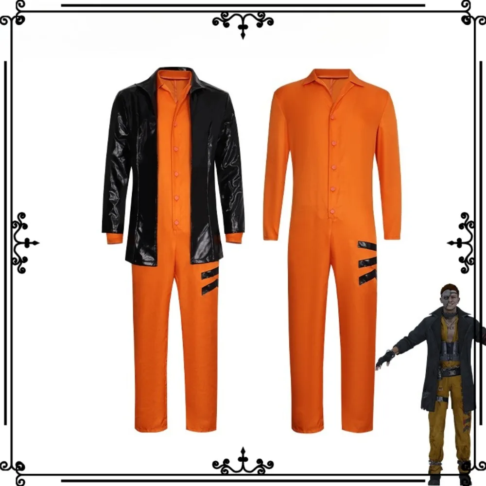 Delta Force Vyron Warden Raven Cosplay Costume Prisoner Jumpsuit Full Set Adult Men Halloween Comic Con Carnival Stage Outfit
Delta Force Vyron Warden Raven Cosplay Costume Prisoner Jumpsuit Full Set Adult Men Halloween Comic Con Carnival Stage Outfit