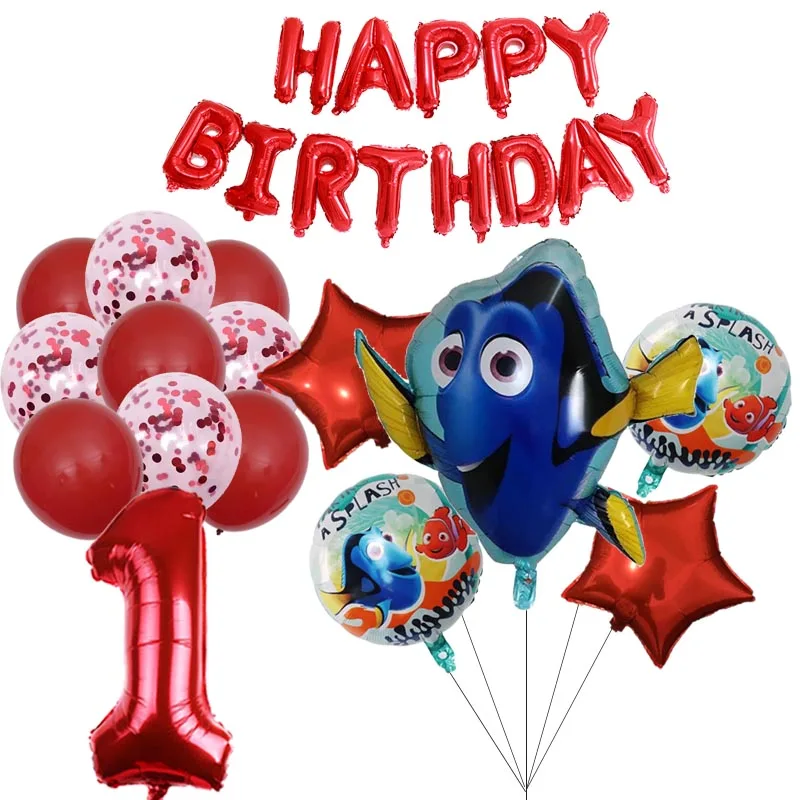17pcs Finding Nemo Balloon Set Boy Birthday Party Supplies Gift Home Garden Red 32inch Number Ballon Baby Shower Wed Decor
17pcs Finding Nemo Balloon Set Boy Birthday Party Supplies Gift Home Garden Red 32inch Number Ballon Baby Shower Wed Decor