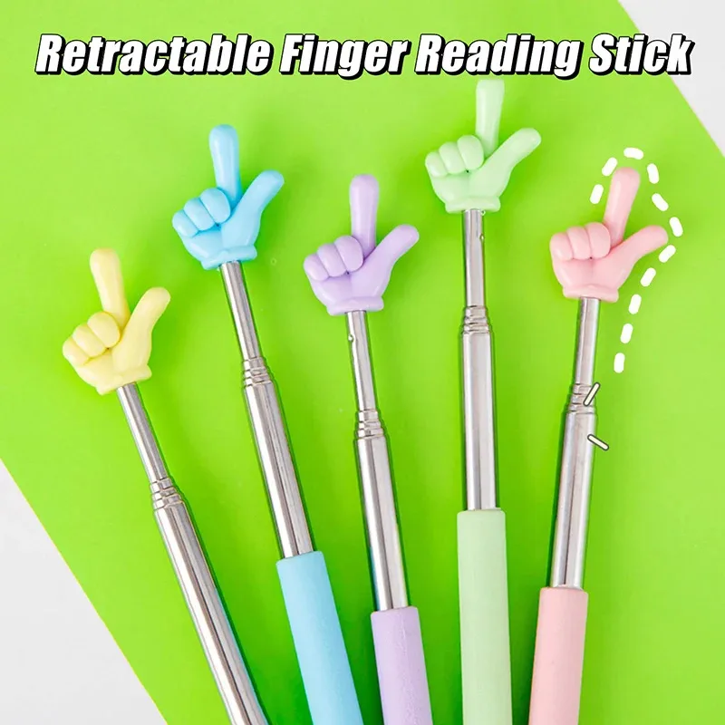 2025 Telescopic Reading Finger Stick Whip Command Stick Click To Read Teaching Aids Teachers Classroom Tool Pointer Finger Stick
2025 Telescopic Reading Finger Stick Whip Command Stick Click To Read Teaching Aids Teachers Classroom Tool Pointer Finger Stick