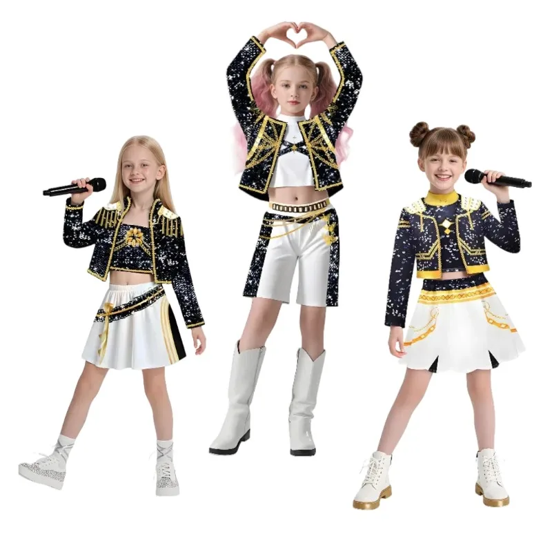 Rumi Zoey Mira Cosplay Kpop Demon Hunter Costume Uniform for Girls Idol Huntrix Disguise Clothing Suit Halloween Party Roleplay
Rumi Zoey Mira Cosplay Kpop Demon Hunter Costume Uniform for Girls Idol Huntrix Disguise Clothing Suit Halloween Party Roleplay