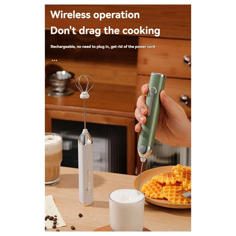 ABKP-Portable Handheld Egg Beater Wireless USE Rechargeable Double Mixing Beater Coffee Blender Milk Shaker Mixer Foamer
ABKP-Portable Handheld Egg Beater Wireless USE Rechargeable Double Mixing Beater Coffee Blender Milk Shaker Mixer Foamer
