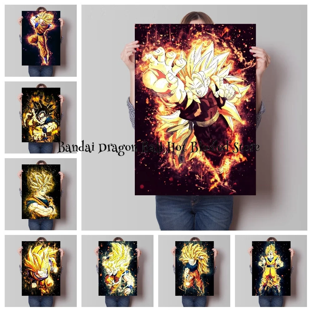 Dragon Ball Canvas Painting Anime Figures Super Saiyan Goku High Quality Art HD Poster Picture Modern Home Decorative Painting
Dragon Ball Canvas Painting Anime Figures Super Saiyan Goku High Quality Art HD Poster Picture Modern Home Decorative Painting
