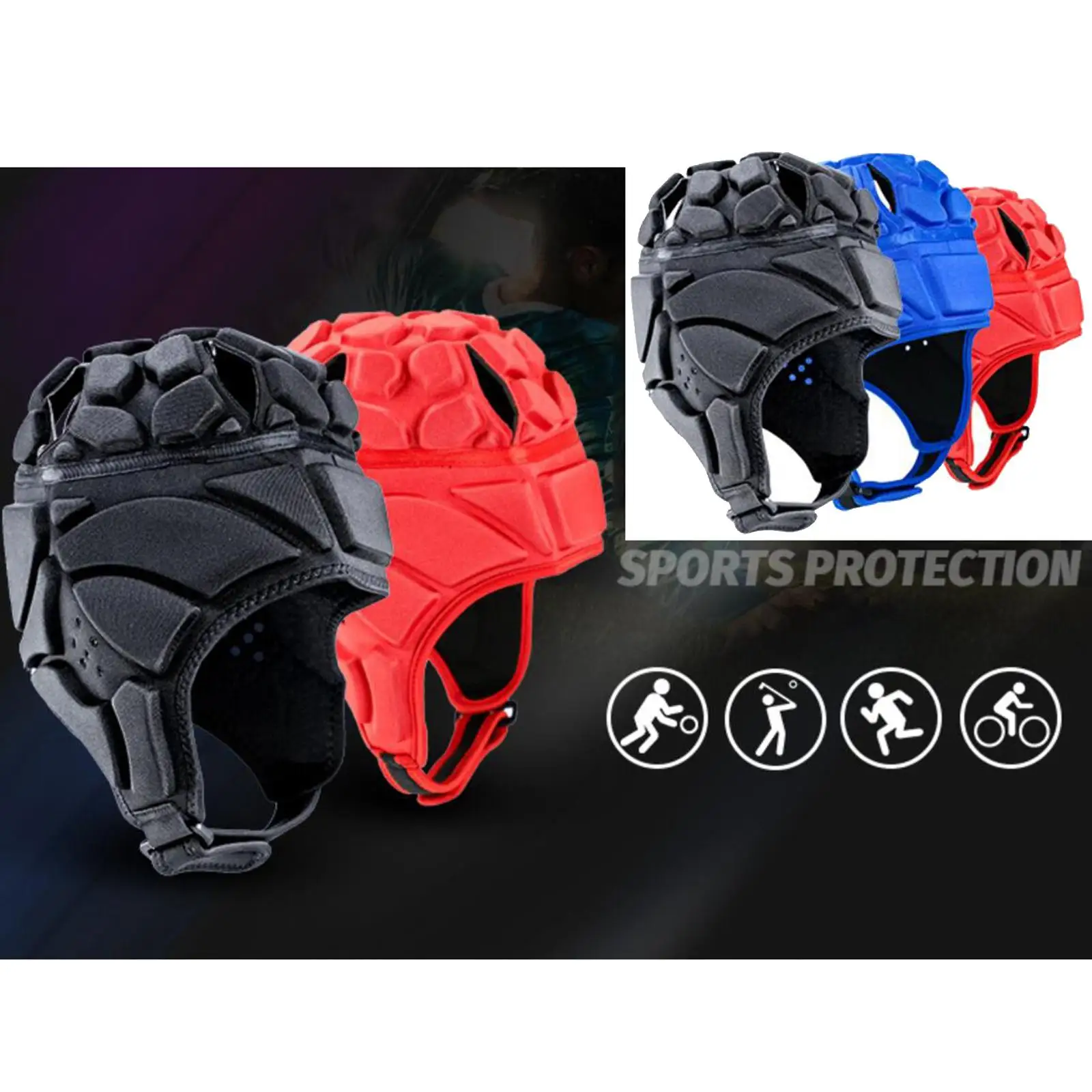 Adjustable Rugby Football Headgear Adult Child Youth Scrum Hockey AU
Adjustable Rugby Football Headgear Adult Child Youth Scrum Hockey AU