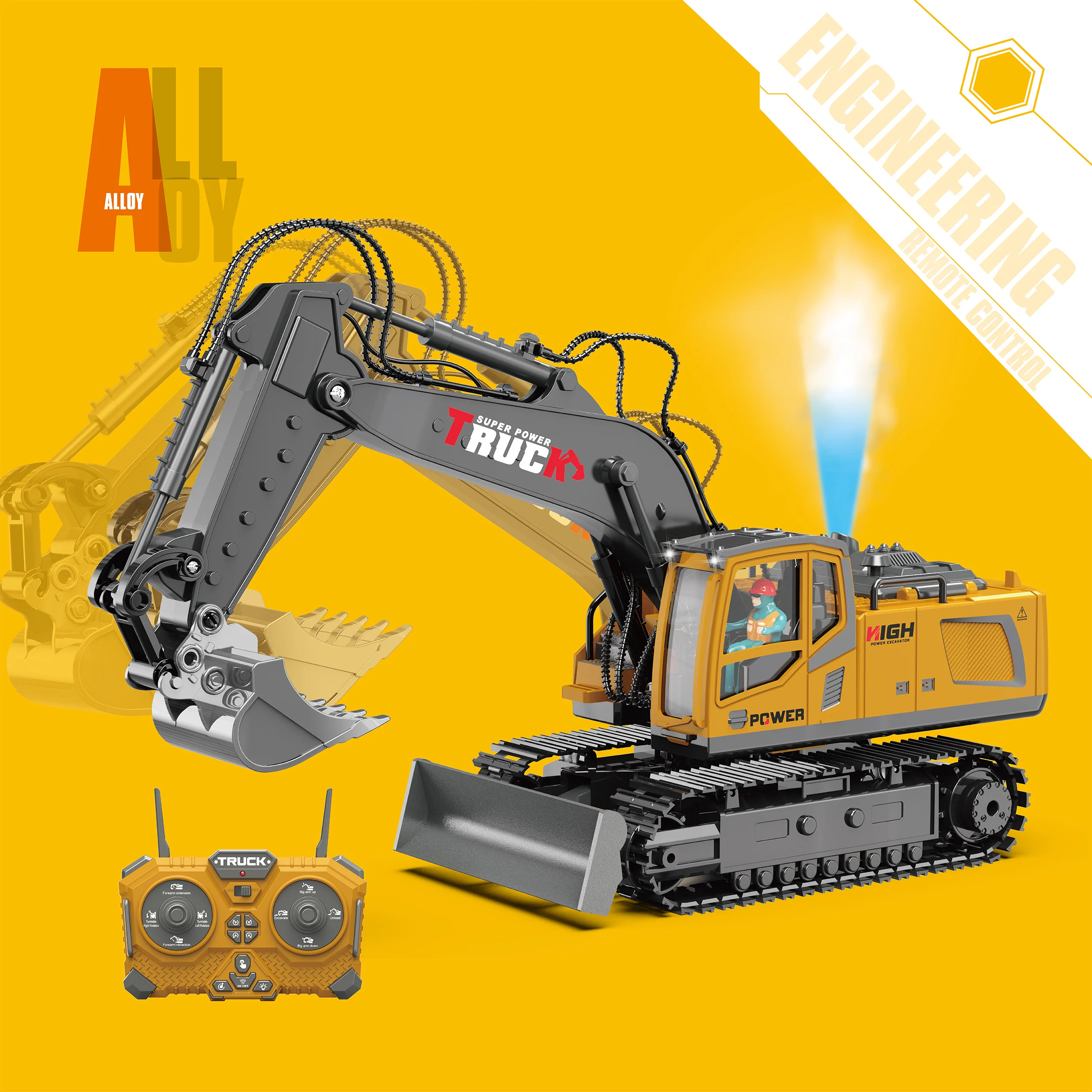 RC Big Excavator Electric Engineering Vehicle Bulldozer Dump Truck 2.4G Remote Control Truck RC Toys Adult Play
RC Big Excavator Electric Engineering Vehicle Bulldozer Dump Truck 2.4G Remote Control Truck RC Toys Adult Play