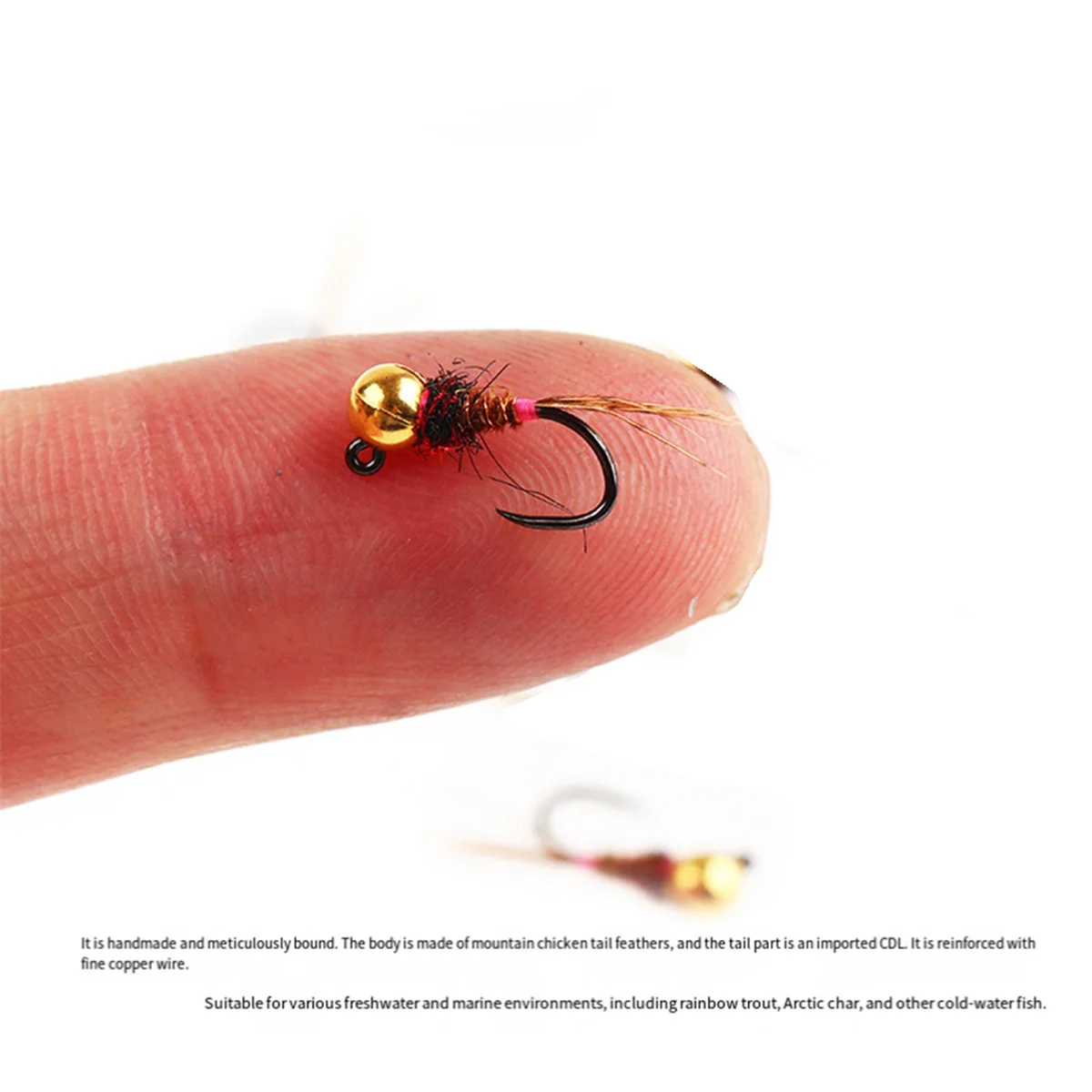 AA85 5pcs Tungsten Bead Head Jig Euro Nymph Fly Fishing Lures Fast Sinking for Trout and Grayling Bait Set
AA85 5pcs Tungsten Bead Head Jig Euro Nymph Fly Fishing Lures Fast Sinking for Trout and Grayling Bait Set