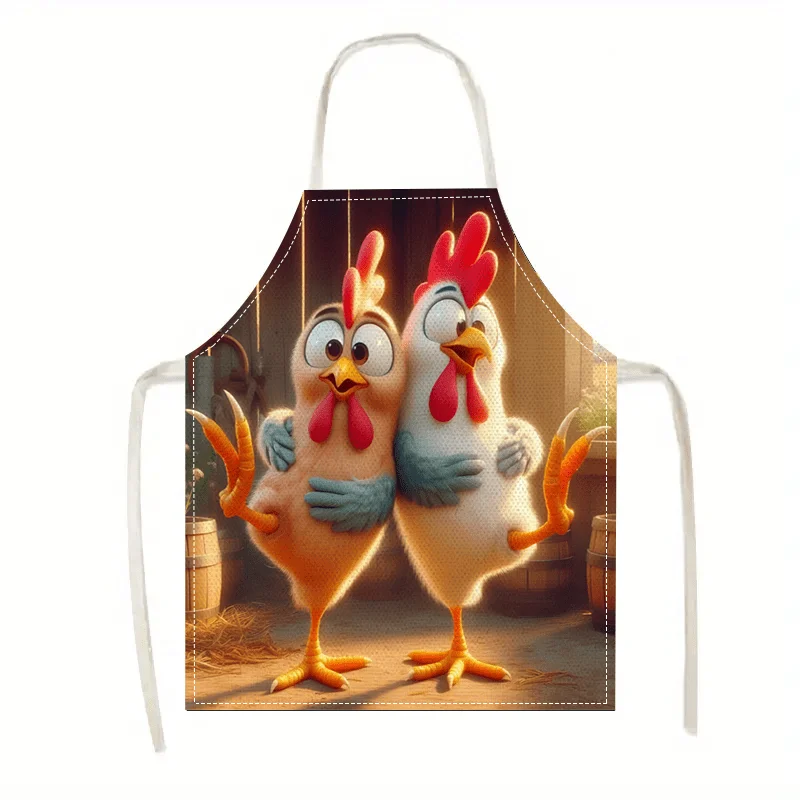 Кухонный фартук с мультяшным куриным принтом, льняной, забавный дизайн с фермерскими животными, подарок для женщин и мужчин, для шеф-поваров, домашняя утварь, декоративная одежда для готовки
Кухонный фартук с мультяшным куриным принтом, льняной, забавный дизайн с фермерскими животными, подарок для женщин и мужчин, для шеф-поваров, домашняя утварь, декоративная одежда для готовки