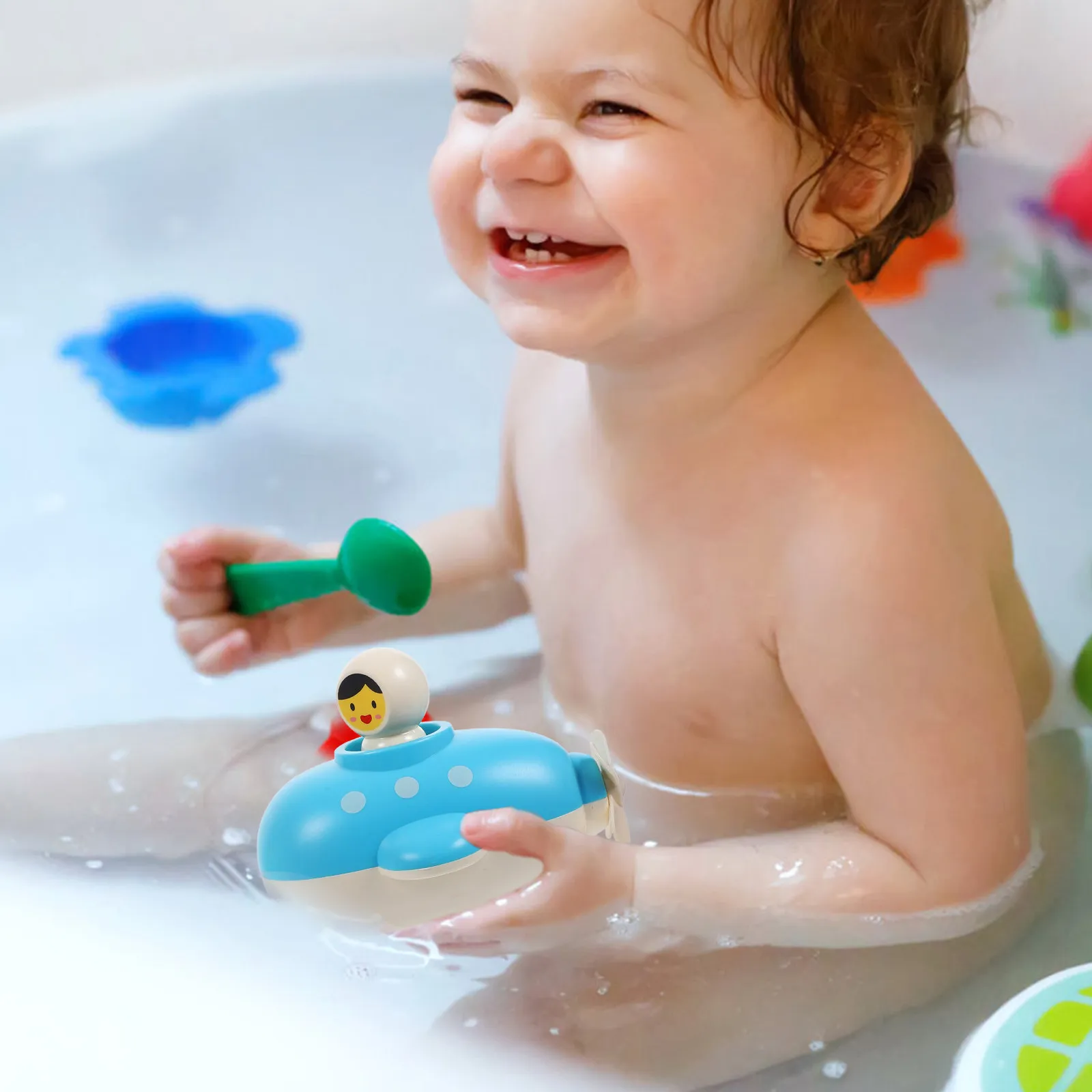2Pcs Wind-Up Submarine Cartoon Spray Water Bathtub Swimming Plaything Reusable Cute Gift for Kids Toddlers Babies
2Pcs Wind-Up Submarine Cartoon Spray Water Bathtub Swimming Plaything Reusable Cute Gift for Kids Toddlers Babies