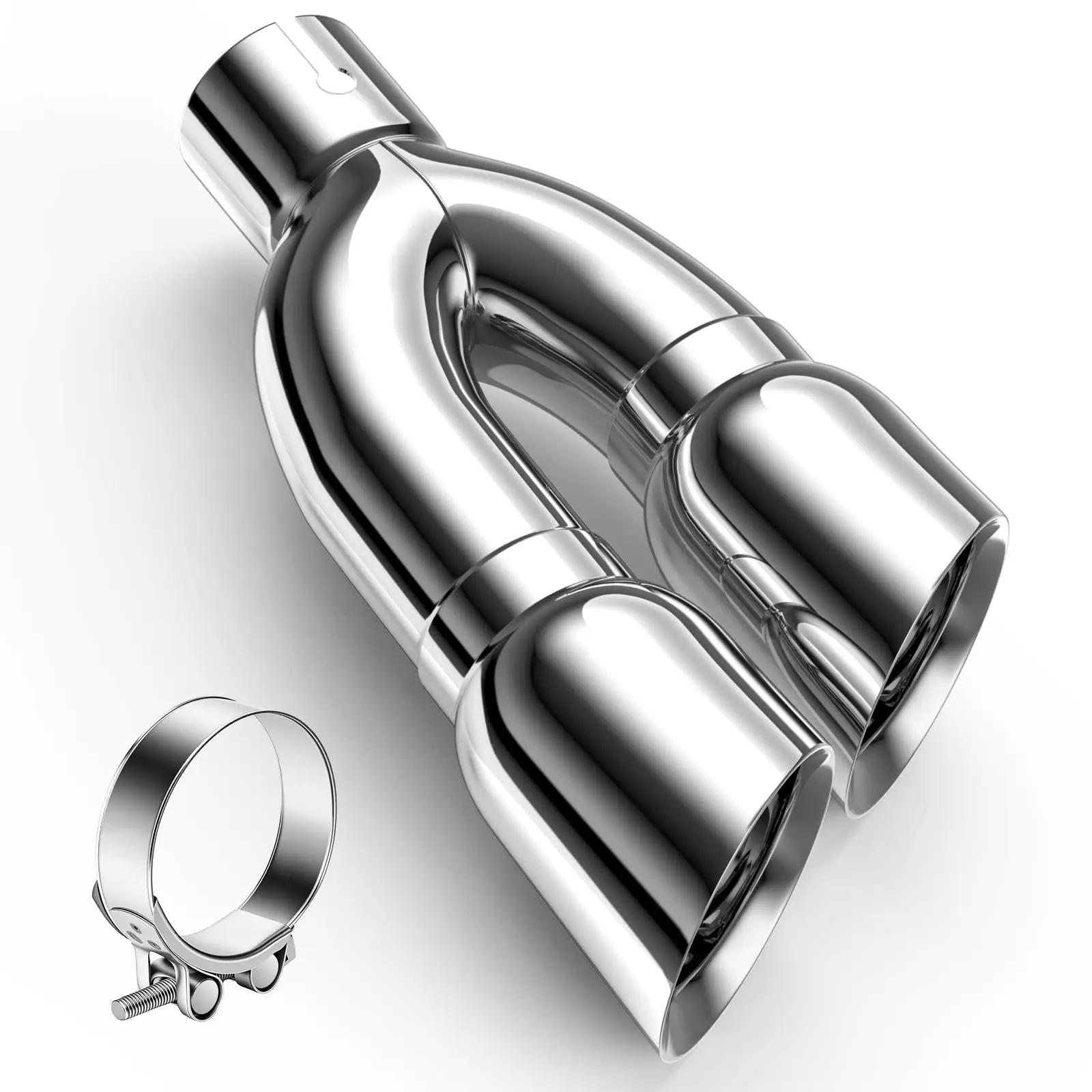 3 Inch Inlet 4 Inch Outlet Dual Exhaust Tip 16 Inch Polished Stainless Steel Tail Pipe With Clamp
3 Inch Inlet 4 Inch Outlet Dual Exhaust Tip 16 Inch Polished Stainless Steel Tail Pipe With Clamp