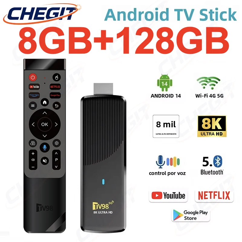 Новая ТВ-приставка X9 на Android 14 (2026 г.) с поддержкой Wi-Fi 6, видео 8K, Google Voice Assistant, 8 ГБ ОЗУ + 128 ГБ ПЗУ для Netflix и YouTube (медиаплеер)
Новая ТВ-приставка X9 на Android 14 (2026 г.) с поддержкой Wi-Fi 6, видео 8K, Google Voice Assistant, 8 ГБ ОЗУ + 128 ГБ ПЗУ для Netflix и YouTube (медиаплеер)
