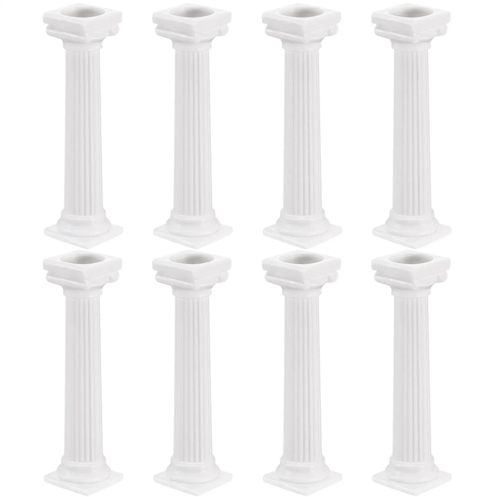 8 Retro Roman Pillar Cake Stand Display Supports 12 5cm White Plastic DIY Wedding Cake Tier Stands Decorative Rods
8 Retro Roman Pillar Cake Stand Display Supports 12 5cm White Plastic DIY Wedding Cake Tier Stands Decorative Rods