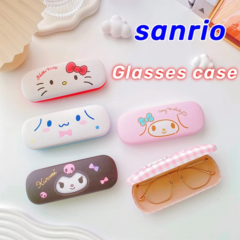 Sanrio мультфильм Hello Kitty My Melody Cinnamoroll Kuromi очки Чехол школьная коробка для линз для близорукости детская коробка для хранения очков подарок
Sanrio мультфильм Hello Kitty My Melody Cinnamoroll Kuromi очки Чехол школьная коробка для линз для близорукости детская коробка для хранения очков подарок