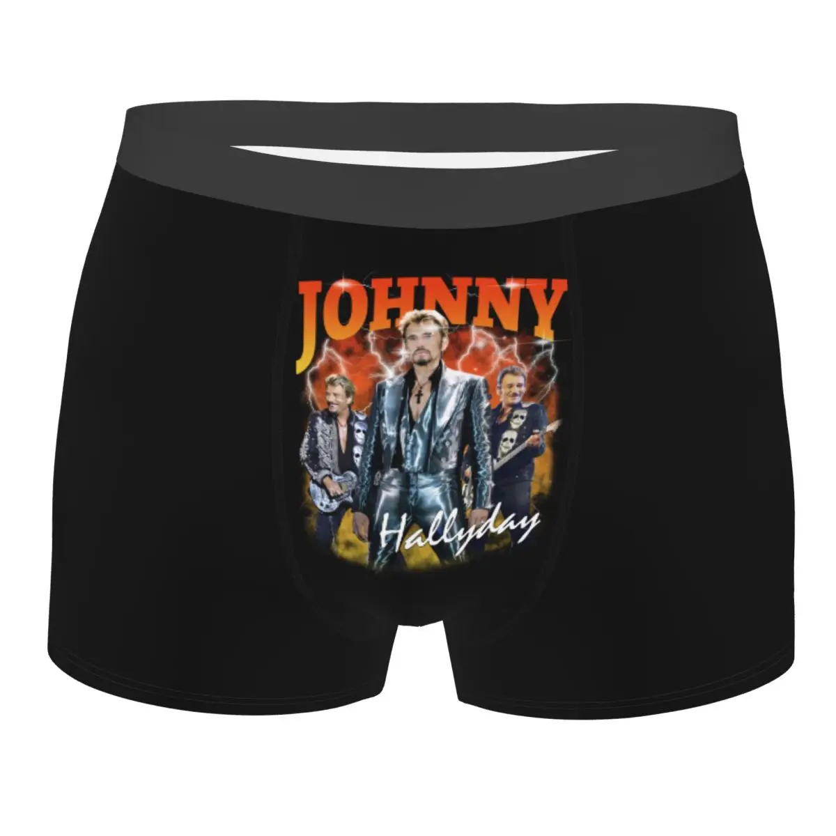 Custom Male Cool Johnny Hallyday Men's Underwear French Singer Rock Music Boxer Briefs Soft Shorts Panties Underpants
Custom Male Cool Johnny Hallyday Men's Underwear French Singer Rock Music Boxer Briefs Soft Shorts Panties Underpants