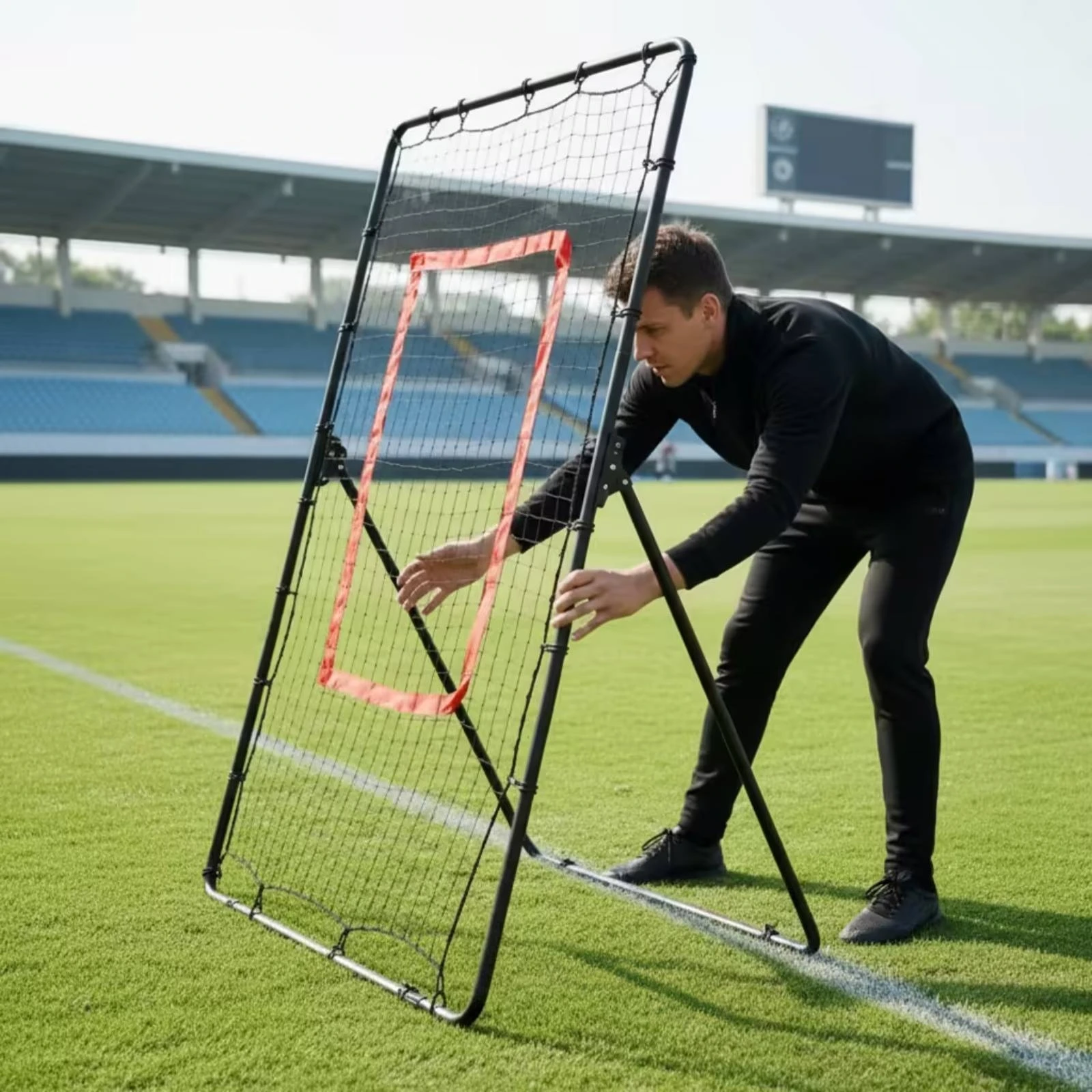 Soccer Rebound Net Freestanding Soccer Goal Rebounder Rebound Training Goal Ball Control Sports Equipment Black
Soccer Rebound Net Freestanding Soccer Goal Rebounder Rebound Training Goal Ball Control Sports Equipment Black