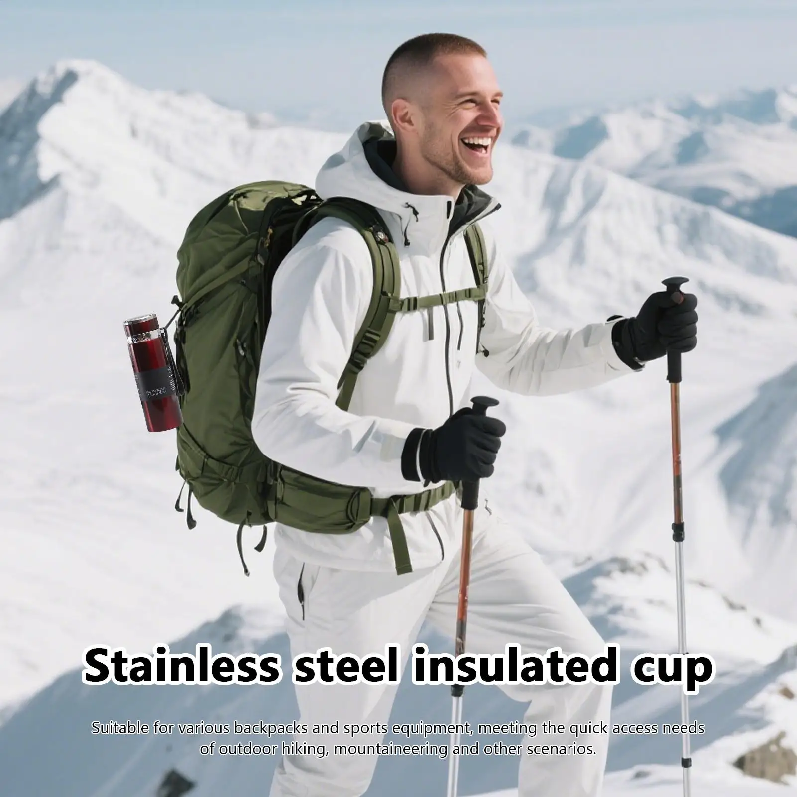 Stainless Steel Water Bottle Hot Cold Hydration With Lanyard Stainless Steel Water Mug Insulated Bottle For School Camping Gym
Stainless Steel Water Bottle Hot Cold Hydration With Lanyard Stainless Steel Water Mug Insulated Bottle For School Camping Gym
