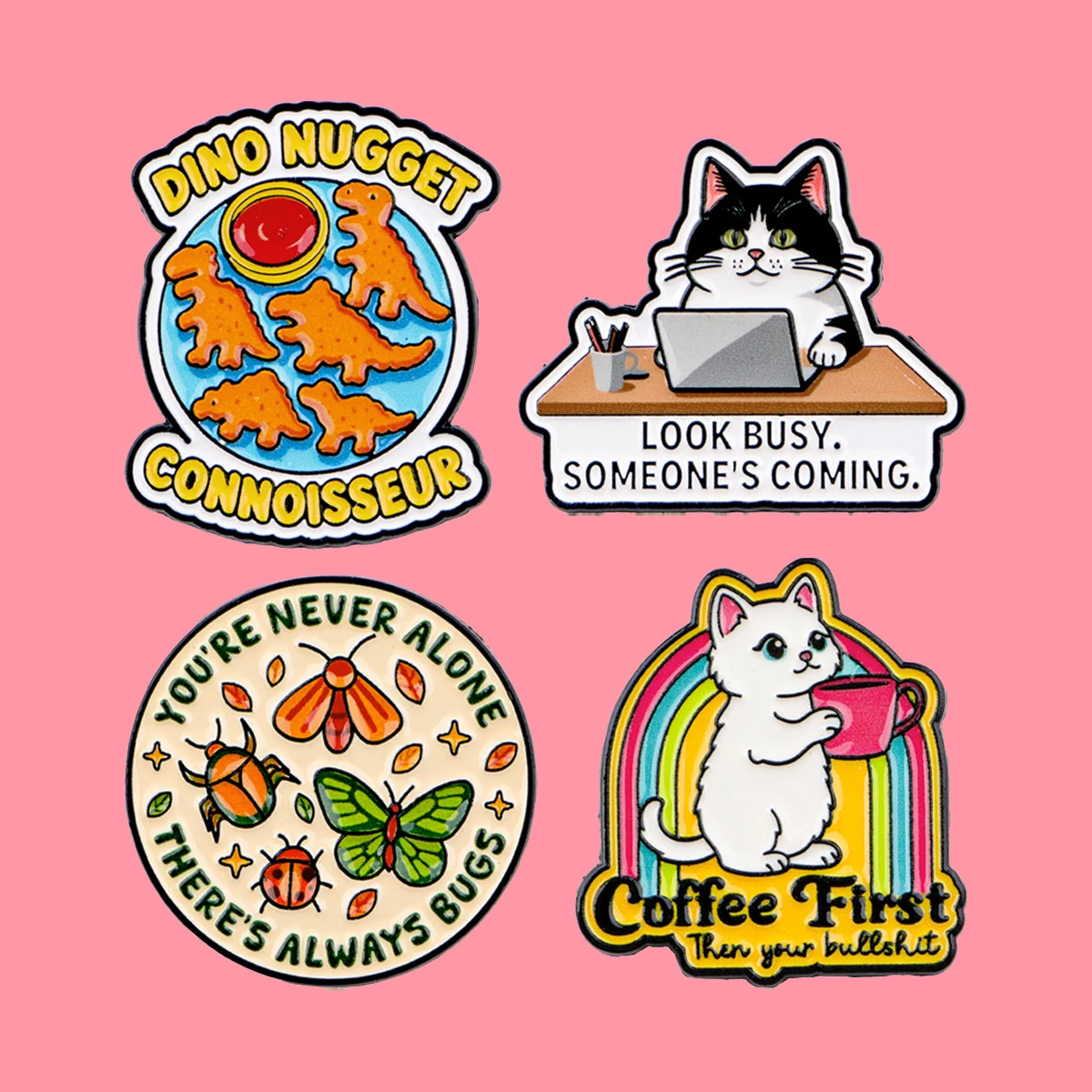 Funny Office Social Cats Enamel Pins Animals Dinosaur Butterfly Quotes Brooch Lapel Pin Badge Accessories Fashion Jewelry Gifts
Funny Office Social Cats Enamel Pins Animals Dinosaur Butterfly Quotes Brooch Lapel Pin Badge Accessories Fashion Jewelry Gifts