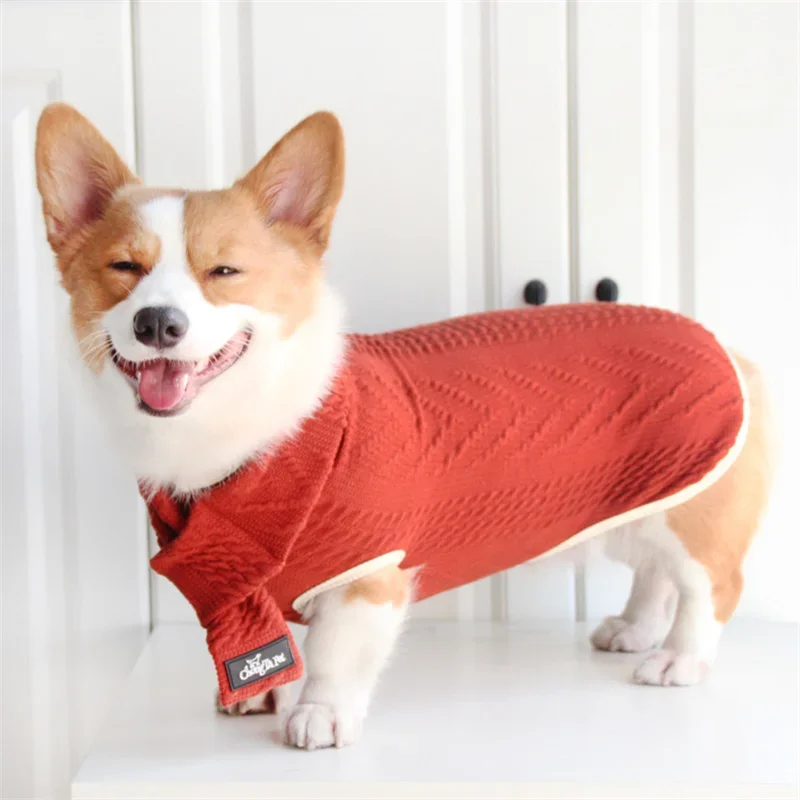 Puppy Small Big Large Dog Sweater Winter Cat Dog Clothes Coat Pet Clothing with Dog Scarf Golden Retriever Corgi Dog Costumes
Puppy Small Big Large Dog Sweater Winter Cat Dog Clothes Coat Pet Clothing with Dog Scarf Golden Retriever Corgi Dog Costumes