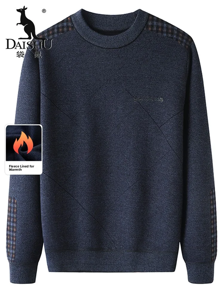 Kangaroo Men's Fce Lined Thiened round Ne Knitwear Warm Dad Sle Winter Base Layer irt Casual Comfortable Regular Fit
Kangaroo Men's Fce Lined Thiened round Ne Knitwear Warm Dad Sle Winter Base Layer irt Casual Comfortable Regular Fit