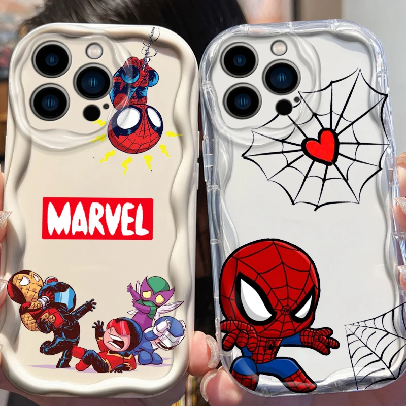 Marvel Cartoon Cute Characters For Apple iPhone 15 14 13 12 11 XS XR X Pro Max Plus Wave Oil Funda Phone Case
Marvel Cartoon Cute Characters For Apple iPhone 15 14 13 12 11 XS XR X Pro Max Plus Wave Oil Funda Phone Case